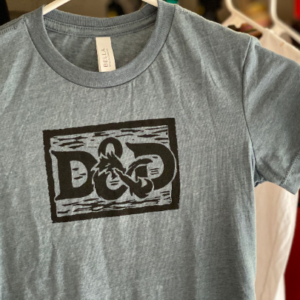Block Print D&D Tee Shirt
