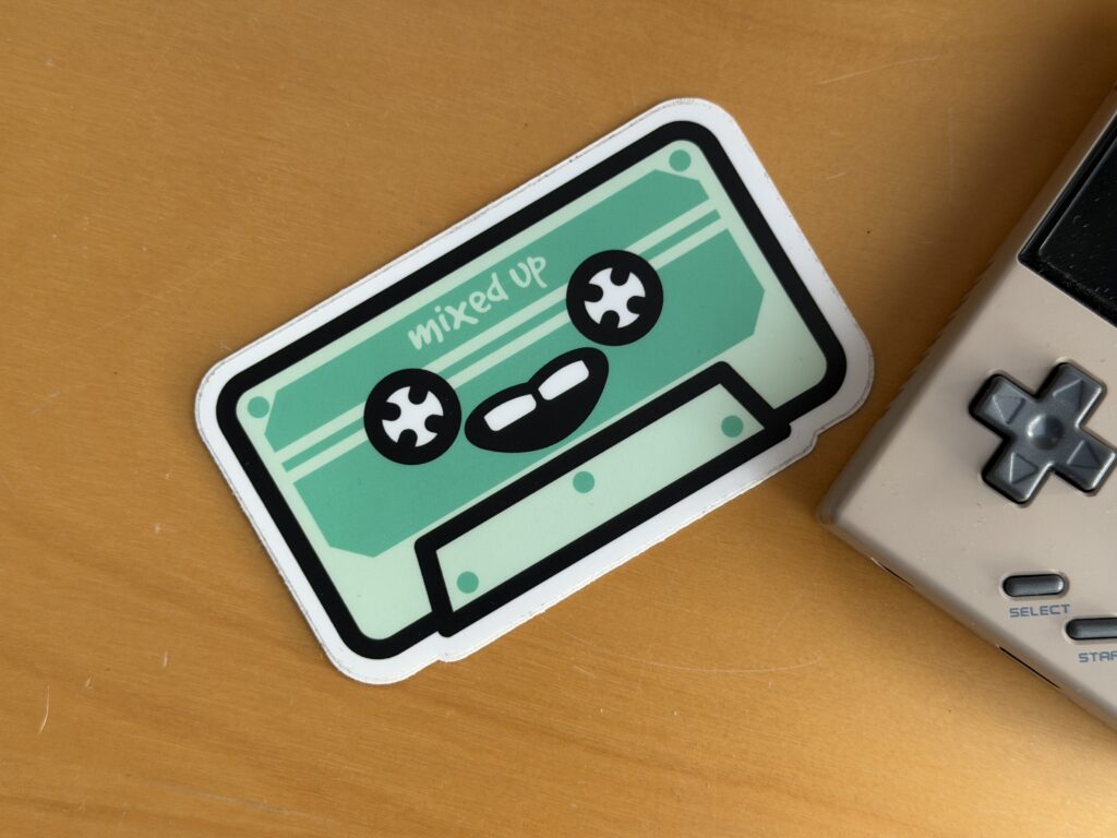 Mixed Up Mixie Tape Sticker