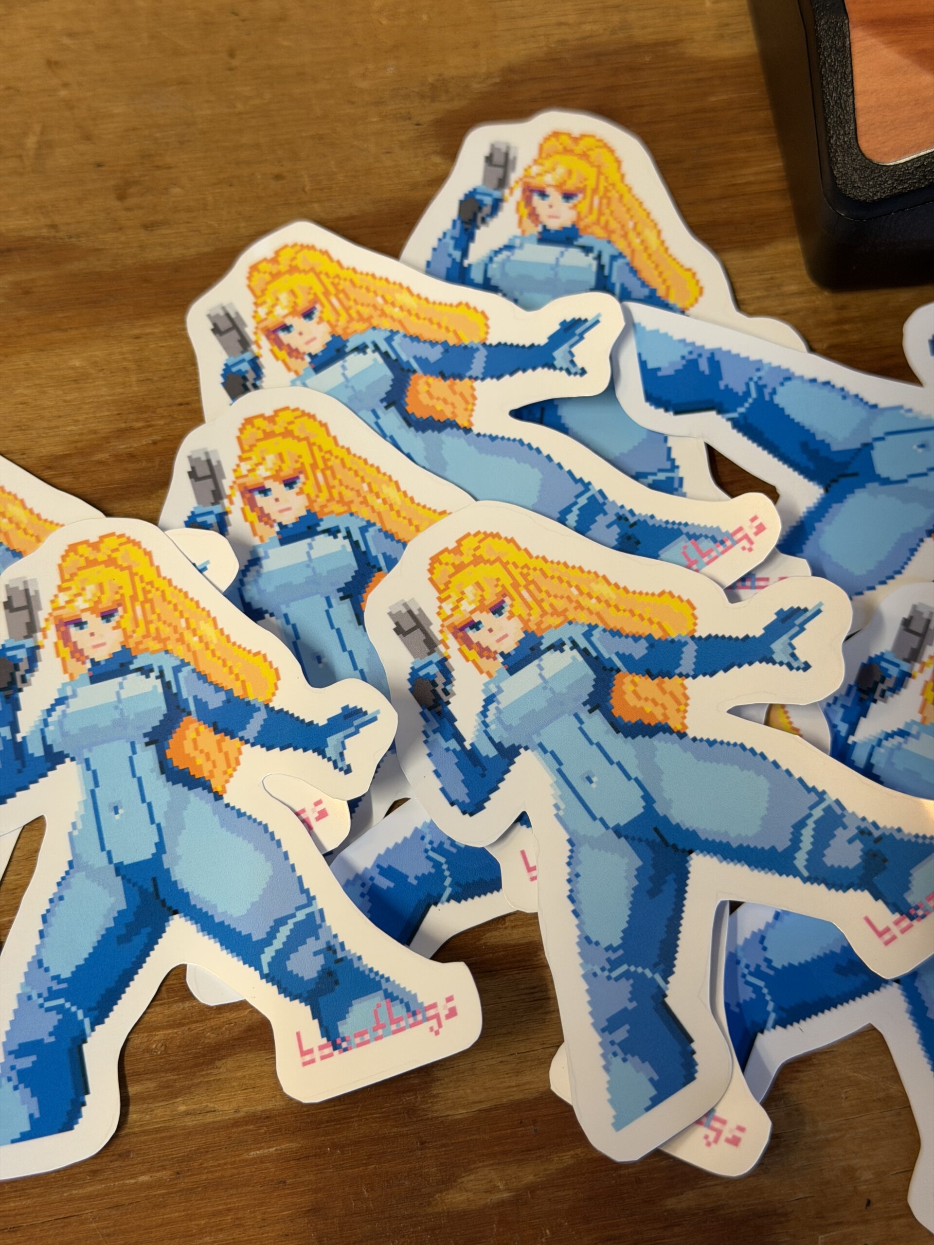 Metroid - Samus - Pixel Art Sticker